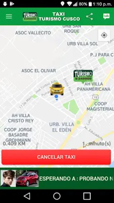 TURISMO CUSCO Pasajero android App screenshot 2