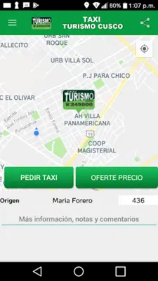 TURISMO CUSCO Pasajero android App screenshot 6
